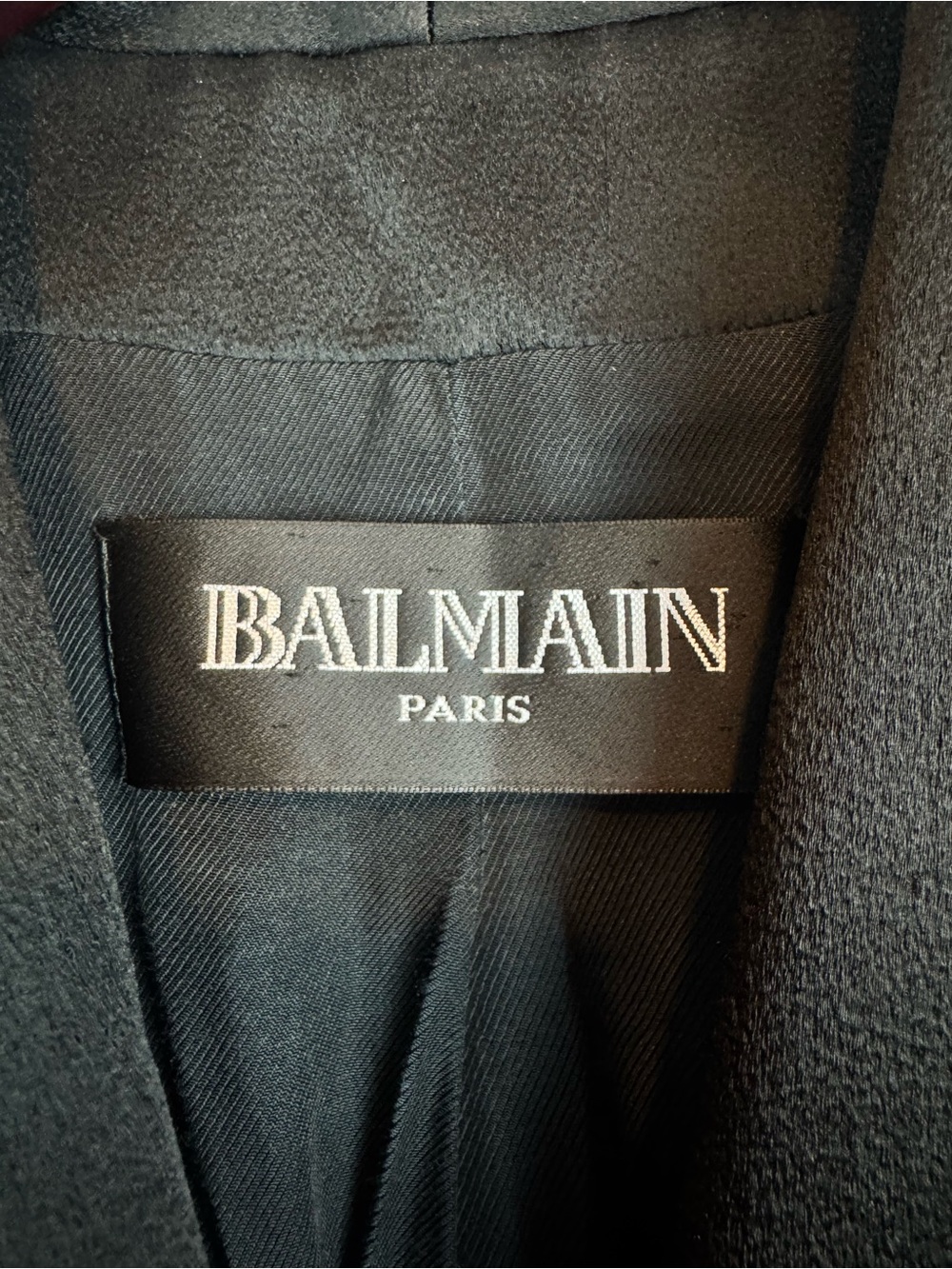 Balmain | Black Double-Breasted Tuxedo Jacket, EU 38 - Picture 4 of 16